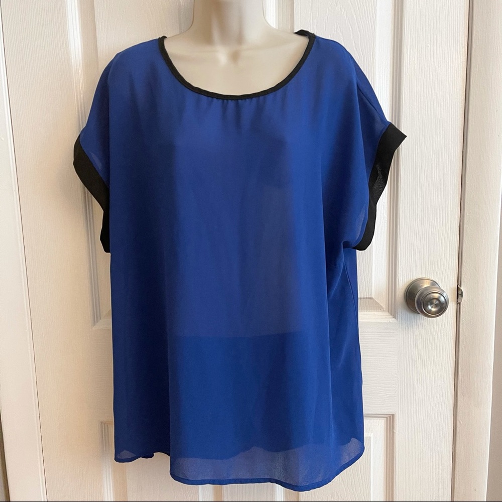 2/$15 or 3/$20- Fashion To Figure sheer top